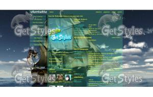 корабль_1280х1024 тема для контакта