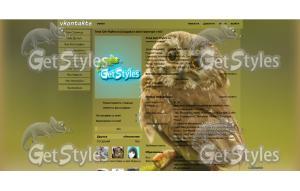 owl тема для контакта