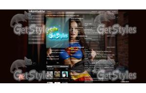 supergirl megane тема для контакта
