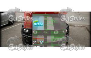 Mustang тема для контакта