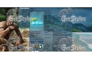 FarCry 3 тема для контакта