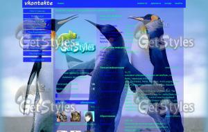 Penguins тема для контакта