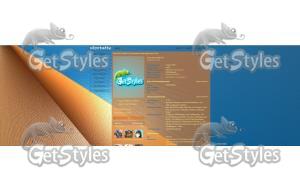 orange тема для контакта