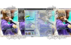 Джастин бибер тема для контакта