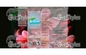 Цветы тема для контакта