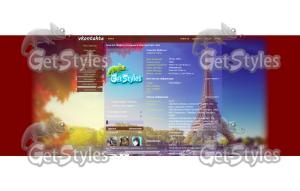 Paris тема для контакта