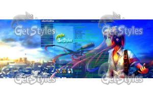 girl and music тема для контакта