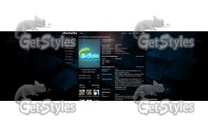 Blue Splash тема для контакта