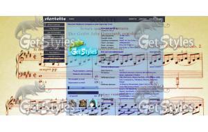 ноты тема для контакта