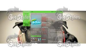 Тема собаки от Dj123123 тема для контакта