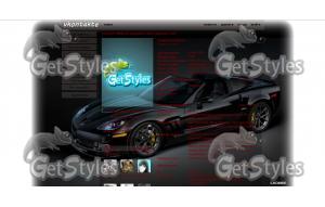 chevrolet corvette тема для контакта