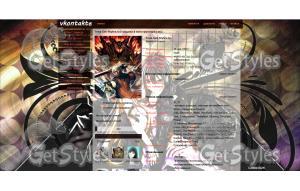 SwordArtOnline тема для контакта