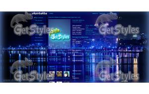 Ночной Днепропетровск тема для контакта