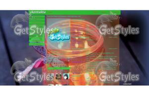 новогодняя тема для контакта