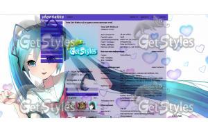 MikuHatsune1232421 тема для контакта