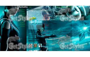 olivia_wilde_tron тема для контакта