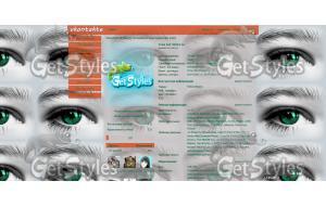 зеление глаза тема для контакта