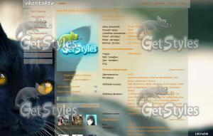 Cat тема для контакта