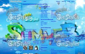 summer тема для контакта