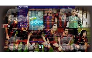 Barca тема для контакта