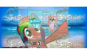 BeachPonies тема для контакта