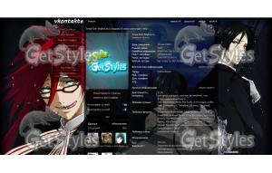 Black Butler тема для контакта