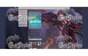 LoL Shyvana тема для контакта