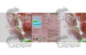 Цветочная нежность тема для контакта