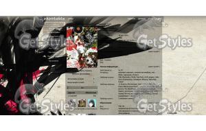 Абстракция, силуэт, птица тема для контакта