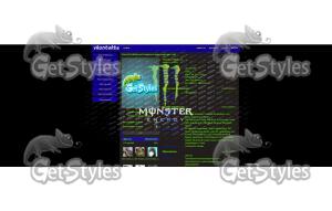 monster тема для контакта