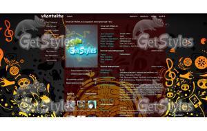rockskelet тема для контакта