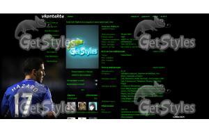 Hazard тема для контакта