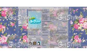 Flowers тема для контакта