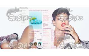 Rihanna  rose тема для контакта