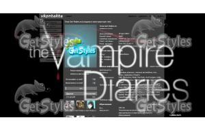 vampirediaries тема для контакта