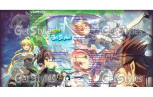 Sword Art Online тема для контакта