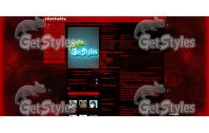 Red Style тема для контакта