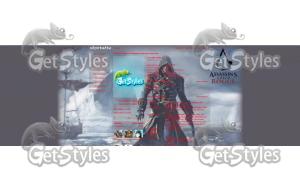 Assasins Creed Rogue тема для контакта