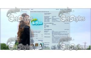 Scarlet Rose тема для контакта
