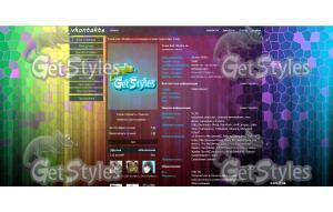 mosaik A тема для контакта