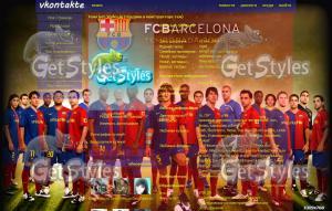 FCBarcelona тема для контакта
