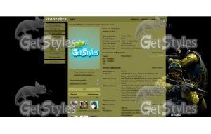 Counter Strike CS тема для контакта