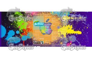 Apple тема для контакта