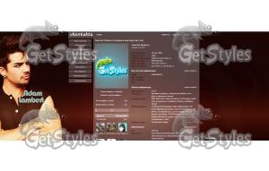 Adam Lambert тема для контакта