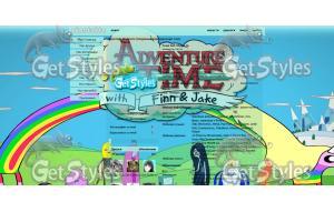 Adventure Time Theme тема для контакта