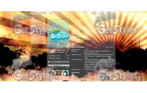 Восходящее солнце тема для контакта