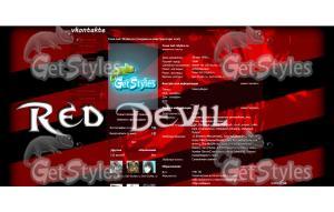 Red devil тема для контакта