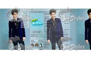 Adam Lambert тема для контакта