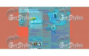 gumball_watterson852x480 тема для контакта