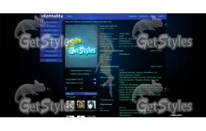 dark_and_blue тема для контакта